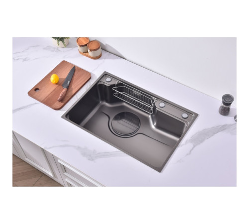 Мойка для кухни Fmark FSC7846Q, графит