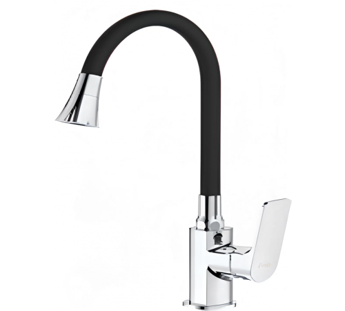 Смеситель для кухни с гибким изливом и режимом душ FRAP F4486, хром