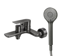 Смеситель для ванны Maretti Ритта-ГМ RIGM22RF505, оружейная сталь