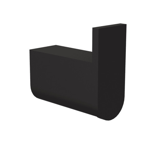 Крючок для ванной комнаты Knotlor RH102BL, черный