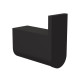 Крючок для ванной комнаты Knotlor RH102BL, черный