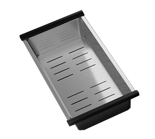 Кухонная мойка Ulgran Steel 780x500, вороненая сталь