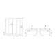 Душевая кабина Timo Lux T-7702L, 120x85x225