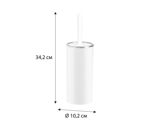 Ершик FIXSEN ROUND WHITE FX-451-5, белый
