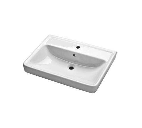 Тумба с раковиной подвесная Dreja Q Plus (D) 55 см, белый
