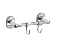 Планка с крючками для полотенец D-Lin D289700-2, хром