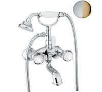 Смеситель для ванны Fiore XT SKY (SWAROVSKI®) 17CO0600, хром/золото