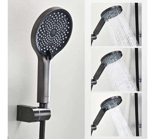 Смеситель для ванны Raglo R03.30.09, графит