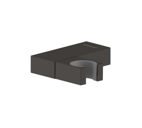 Держатель душевой лейки Bravat P7184BW-ENG, черный