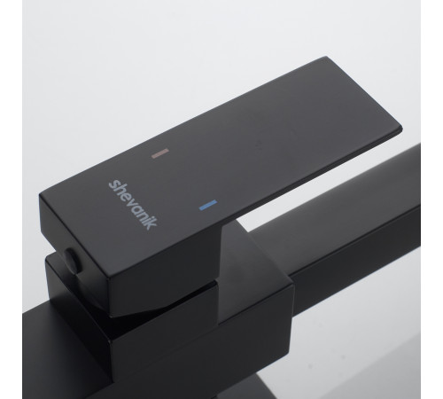 Смеситель для кухни с подключением фильтра Shevanik S148H, черный