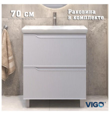 Тумба с раковиной напольная VIGO Нео 328-com, 70 см