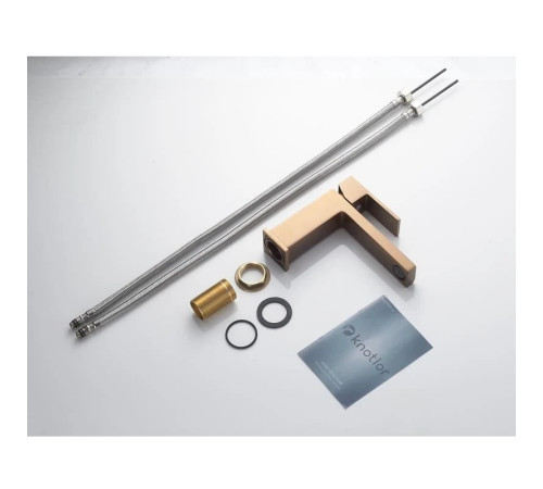 Cмеситель для раковины Knotlor KN-20/RB, бронза