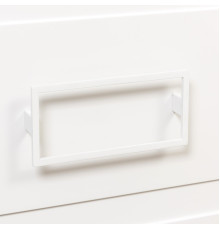 Комплект ручек La Fenice Cubo Bianco белый 80 мм., два ящика