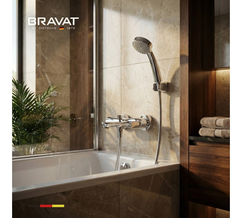 Смеситель для ванны BRAVAT F671105C-B-SW, хром
