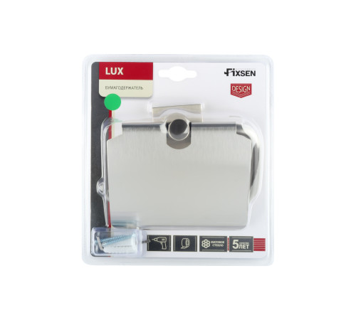 Держатель для туалетной бумаги FIXSEN LUX SATIN FX-16010, сатин