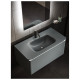 Раковина встраиваемая Knotlor ГРАЦИЯ FWB110900GRM, графит, 90 см