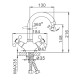 Смеситель для раковины Frap F1319, хром