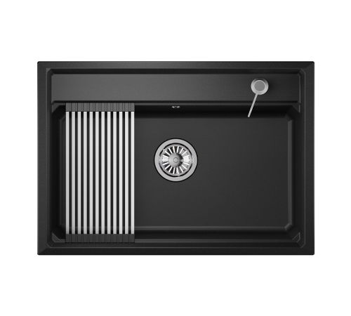 Кухонная мойка Granula 7301, ЧЁРНЫЙ