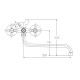 Смеситель для ванны Haiba HB2208, хром