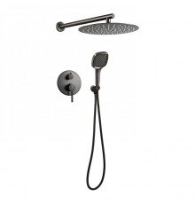 Душевая система встраиваемая FILARETE Roun FL1028BG, графит