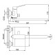Смеситель для ванны FRAP F2261, хром