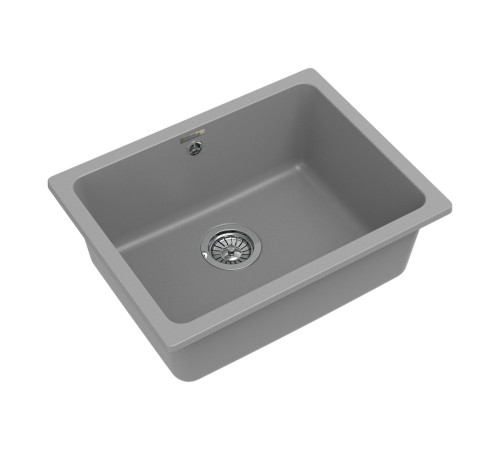 Кухонная мойка Rivelato BERKANA BK-50, серый металлик