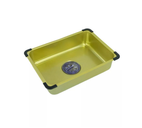 Многофункциональная кухонная мойка Fmark FSC003C, матовое золото