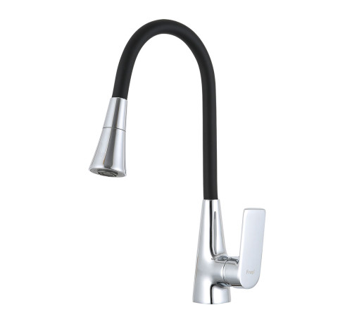 Смеситель для кухни с гибким изливом и режимом душ FRAP F4471, хром