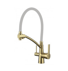 Смеситель для кухни с подключением к фильтру Savol S-L1805B-04, золото