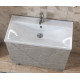 Тумба с раковиной напольная VIGO Геометрия tn.bsf.GEO.COM.70.2Y бетон, 70 см