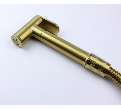 Гигиенический душ со смесителем Bronze de Luxe Element EL28GB, матовое золото/черный