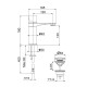 Смеситель для раковины Webert ONE-B NB830102741, белый/сталь
