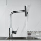Смеситель для кухни с мультифункциональным изливом Raffine F203, хром