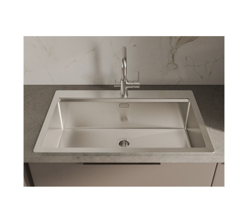 Кухонная мойка Rivelato Rinox 8050, нержавеющая сталь