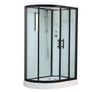Душевая кабина Timo Standart Black T-6602BR, 120x85x220