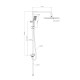 Душевой гарнитур Esko ST950SQ, хром