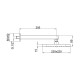Верхний душ Webert AC0843015PVC, хром