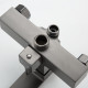 Смеситель для ванны FRAP F2291-9, оружейная сталь