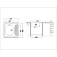 Кухонная мойка UKINOX ECO ECO 600.600 L, 60*60