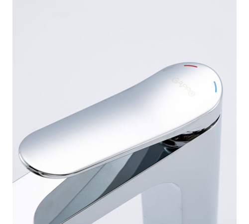 Смеситель для раковины высокий Gappo G1010-2, хром