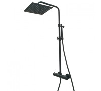 Душевая система с термостатом Webert Elio EL980515560METAL, черный