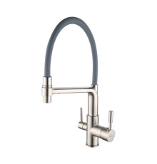 Смеситель для кухни Rose R658L, сатин