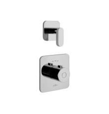 Смеситель для душа встраиваемый с термостатом Webert Living LV971302015, хром