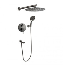 Душевая система встраиваемая FILARETE Roun FL1026BG, графит