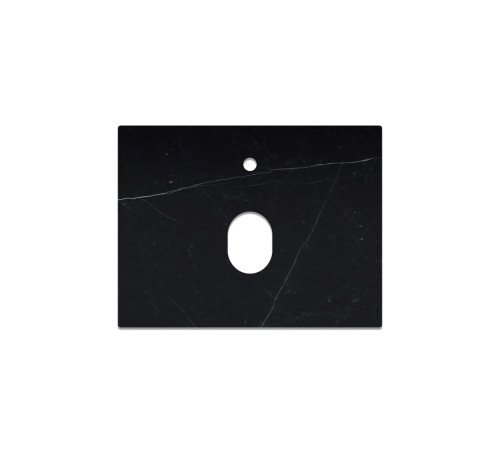 Столешница La Fenice Granite Black Olive Light Lappato Terra 60 см, черная