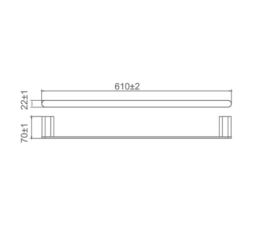 Полотенцедержатель GAPPO G30901-8, белый