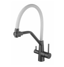 Смеситель для кухни с подключением к фильтру Fmark FS0662-Q02, графит