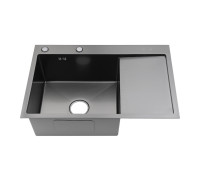 Мойка для кухни Fmark FSC7550Q-L, графит