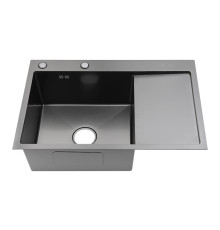 Мойка для кухни Fmark FSC7550Q-L, графит