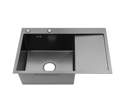 Мойка для кухни Fmark FSC7550Q-L, графит